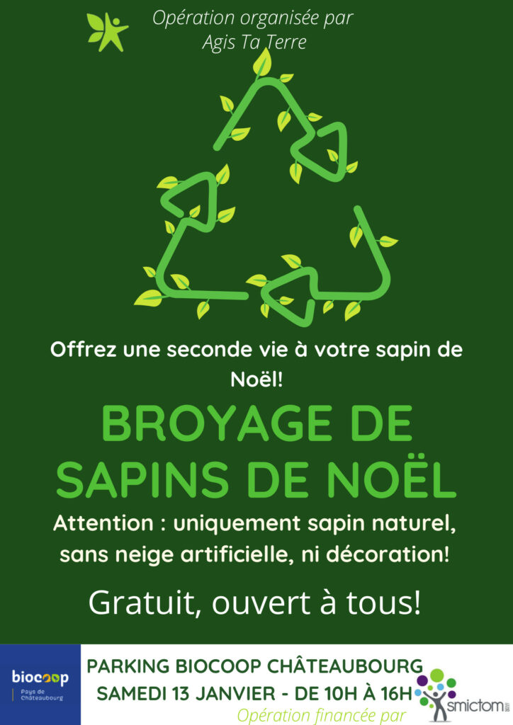 Opération « broyage de sapins de Noël » 2024