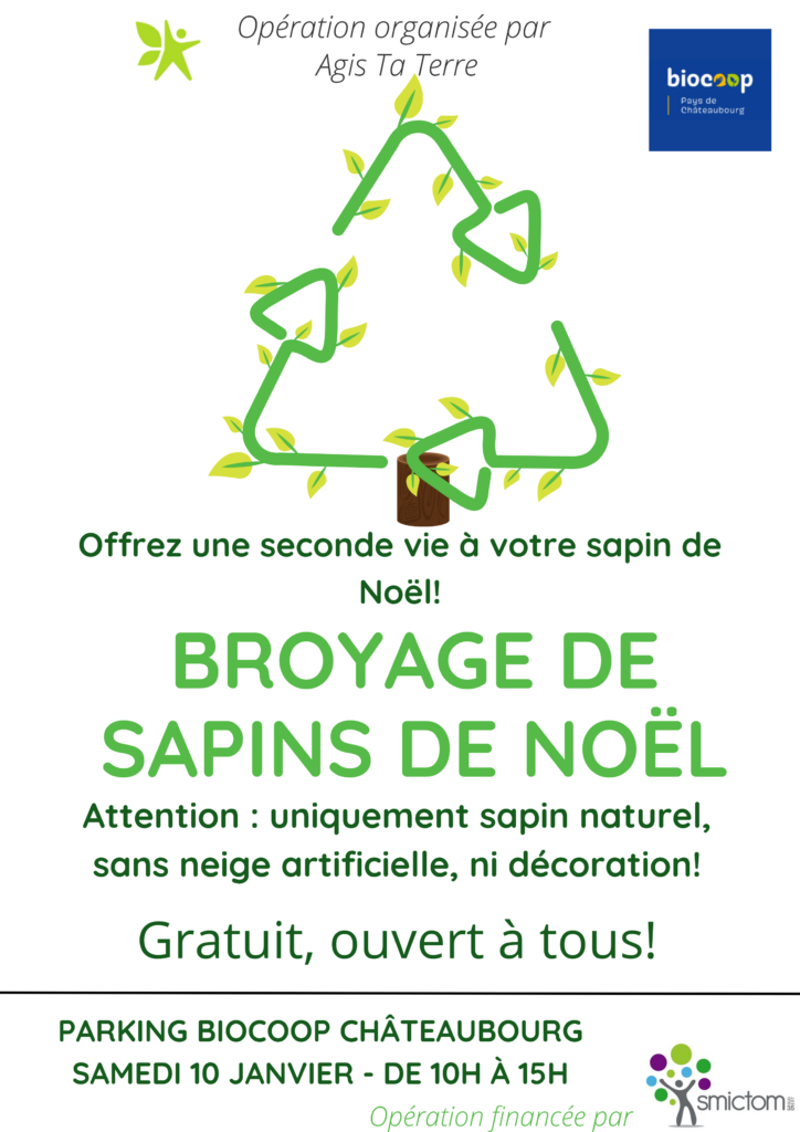 Opération « broyage de sapins de Noël » 2026